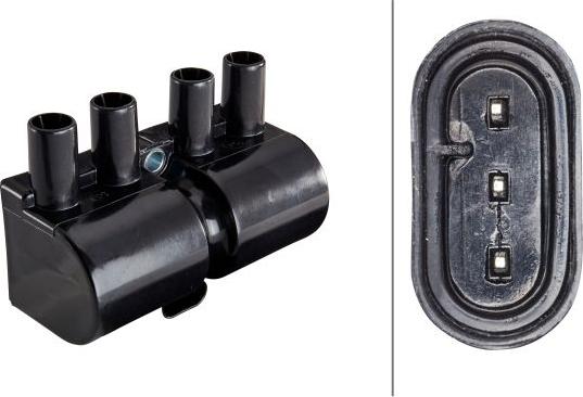 HELLA 5DA 358 057-031 - Bobina d'accensione www.autoricambi360.it