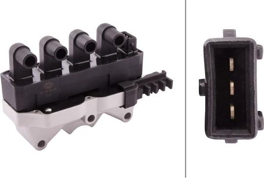 HELLA 5DA 358 000-491 - Bobina d'accensione www.autoricambi360.it