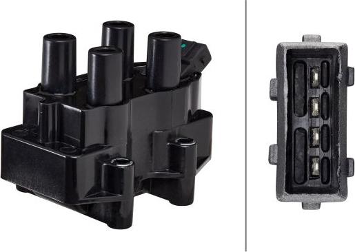 HELLA 5DA 358 000-291 - Bobina d'accensione www.autoricambi360.it