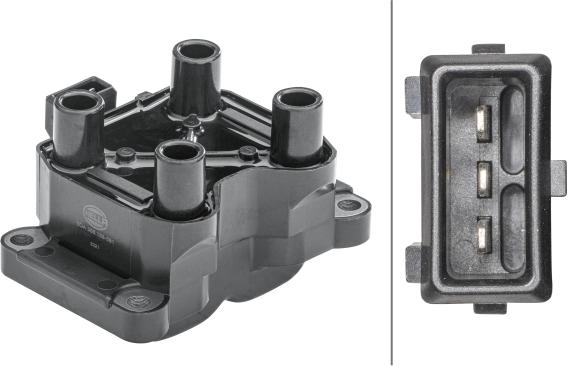 HELLA 5DA 358 168-591 - Bobina d'accensione www.autoricambi360.it