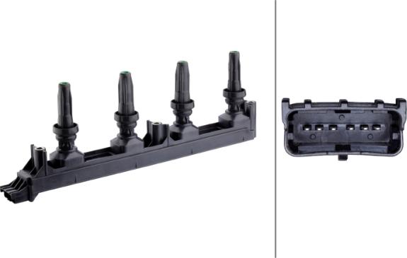 HELLA 5DA 358 168-051 - Bobina d'accensione www.autoricambi360.it