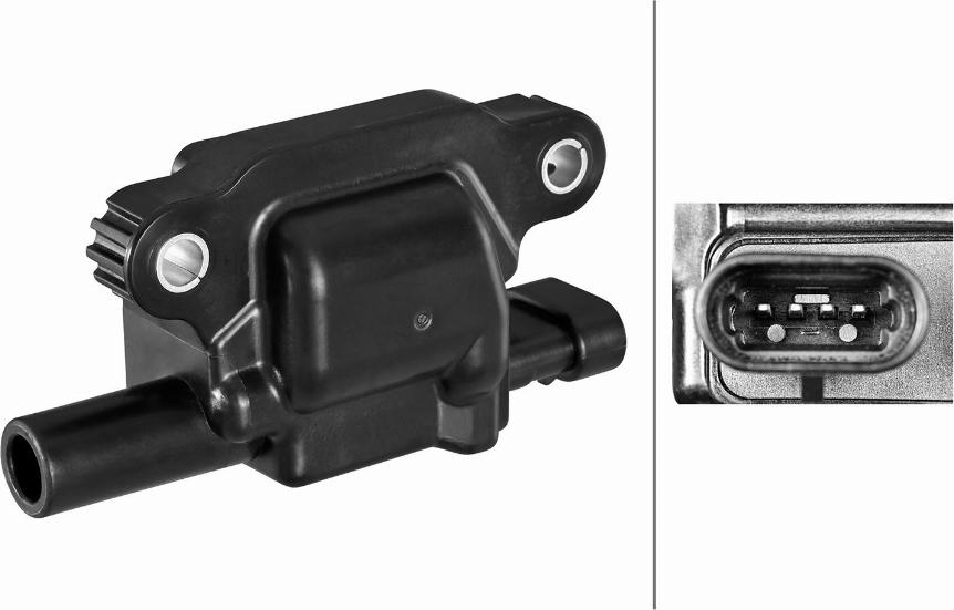 HELLA 5DA 358 101-321 - Bobina d'accensione www.autoricambi360.it