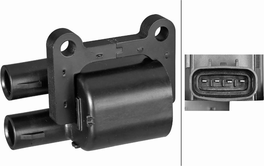 HELLA 5DA 358 102-051 - Bobina d'accensione www.autoricambi360.it