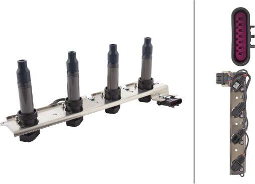 HELLA 5DA230035-621 - Bobina d'accensione www.autoricambi360.it