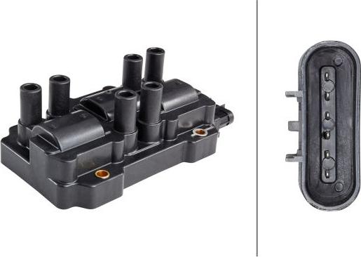 HELLA 5DA 230 035-811 - Bobina d'accensione www.autoricambi360.it