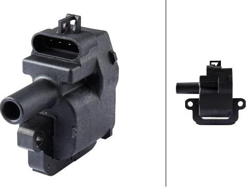 HELLA 5DA230035-261 - Bobina d'accensione www.autoricambi360.it