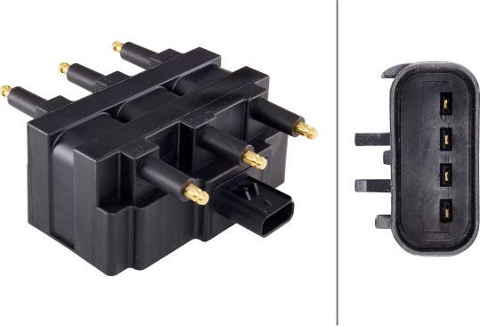 HELLA 5DA230036-421 - Bobina d'accensione www.autoricambi360.it