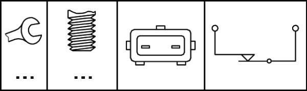 HELLA 6DD 008 622-151 - Interruttore luce freno www.autoricambi360.it