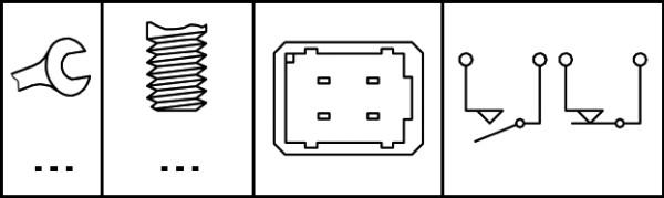 HELLA 6DD 008 622-371 - Interruttore luce freno www.autoricambi360.it