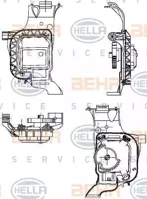 HELLA 6NW 351 344-031 - Regolatore, Valvola miscelazione www.autoricambi360.it
