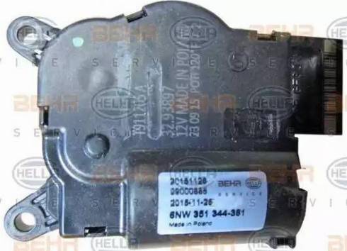 HELLA 6NW 351 344-381 - Regolatore, Valvola miscelazione www.autoricambi360.it