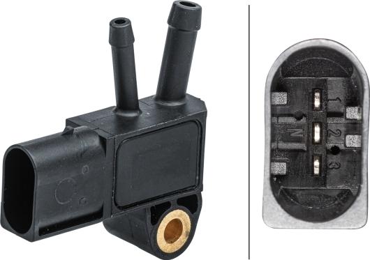 HELLA 6PP 009 409-481 - Sensore, Pressione gas scarico www.autoricambi360.it