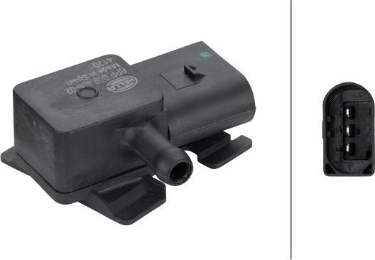 HELLA 6PP 009 409-021 - Sensore, Pressione gas scarico www.autoricambi360.it