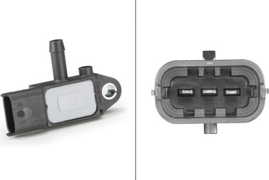 HELLA 6PP 009 409-181 - Sensore, Pressione gas scarico www.autoricambi360.it