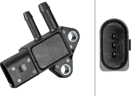 HELLA 6PP 009 409-321 - Sensore, Pressione gas scarico www.autoricambi360.it