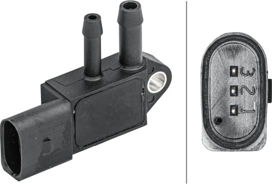 HELLA 6PP 009 409-231 - Sensore, Pressione gas scarico www.autoricambi360.it