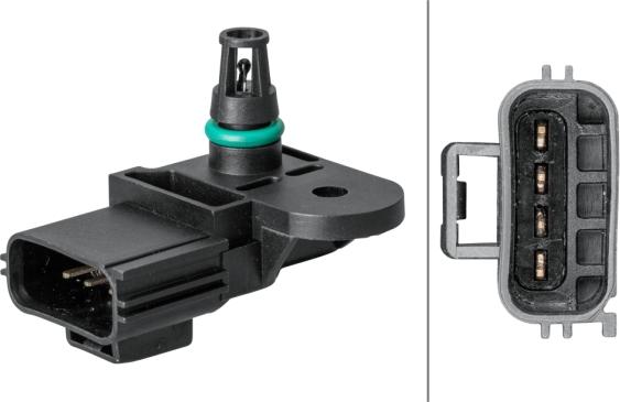 HELLA 6PP 009 400-601 - Sensore, Pressione collettore d'aspirazione www.autoricambi360.it