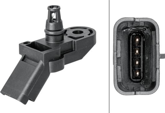 HELLA 6PP 009 400-301 - Sensore, Pressione collettore d'aspirazione www.autoricambi360.it
