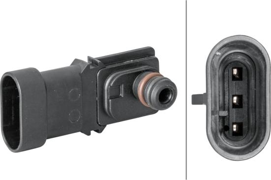 HELLA 6PP 009 400-281 - Sensore, Pressione collettore d'aspirazione www.autoricambi360.it