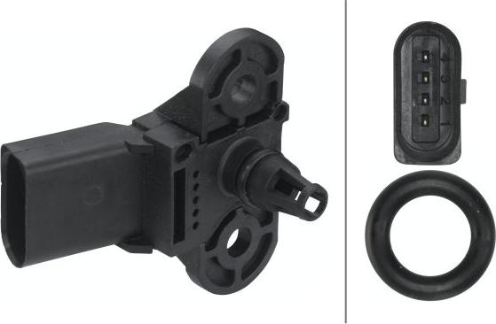 HELLA 6PP 009 400-791 - Sensore, Pressione collettore d'aspirazione www.autoricambi360.it