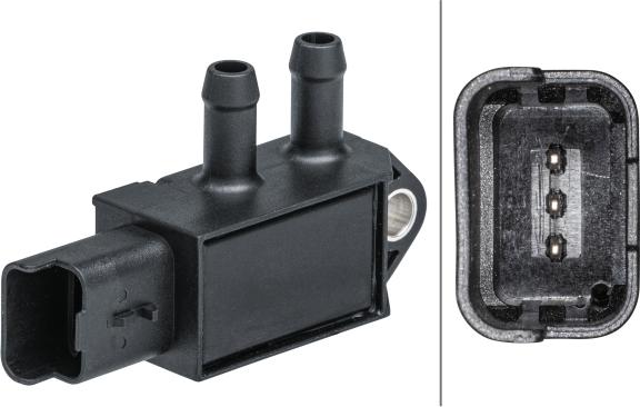 HELLA 6PP 009 403-431 - Sensore, Pressione gas scarico www.autoricambi360.it