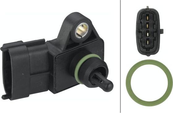 HELLA 6PP 013 112-031 - Sensore, Pressione collettore d'aspirazione www.autoricambi360.it