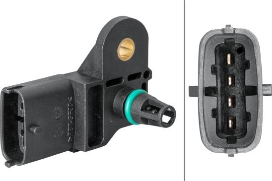 HELLA 6PP 013 112-211 - Sensore, Pressione collettore d'aspirazione www.autoricambi360.it