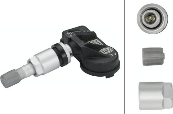 HELLA 6PP 358 139-421 - Sensore ruota, Press. gonf. pneumatici-Sistema controllo www.autoricambi360.it