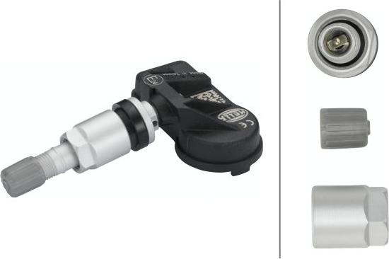 HELLA 6PP 358 139-041 - Sensore ruota, Press. gonf. pneumatici-Sistema controllo www.autoricambi360.it