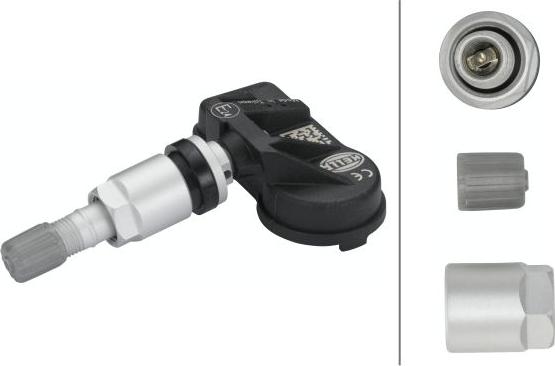 HELLA 6PP 358 139-051 - Sensore ruota, Press. gonf. pneumatici-Sistema controllo www.autoricambi360.it