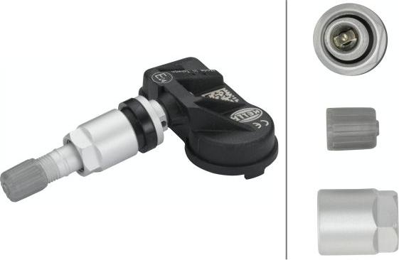 HELLA 6PP 358 139-021 - Sensore ruota, Press. gonf. pneumatici-Sistema controllo www.autoricambi360.it