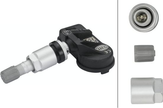 HELLA 6PP 358 139-331 - Sensore ruota, Press. gonf. pneumatici-Sistema controllo www.autoricambi360.it