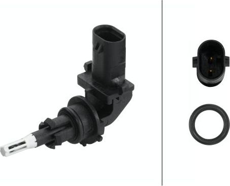 HELLA 6PT 009 109-341 - Sensore, Temperatura aria aspirata www.autoricambi360.it