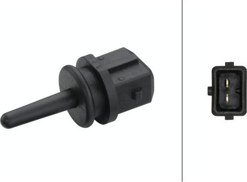HELLA 6PT 009 109-201 - Sensore, Temperatura aria aspirata www.autoricambi360.it