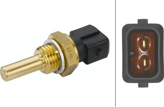 HELLA 6PT 009 107-471 - Sensore, Temperatura refrigerante www.autoricambi360.it