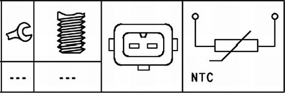 HELLA 6PT 009 309-541 - Sensore, Temperatura refrigerante www.autoricambi360.it