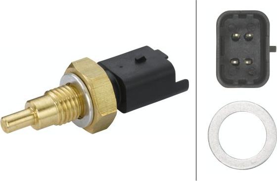 HELLA 6PT 009 309-581 - Sensore, Temperatura refrigerante www.autoricambi360.it