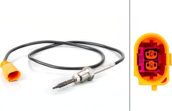 HELLA 6PT 014 494-541 - Sensore, Temperatura gas scarico www.autoricambi360.it