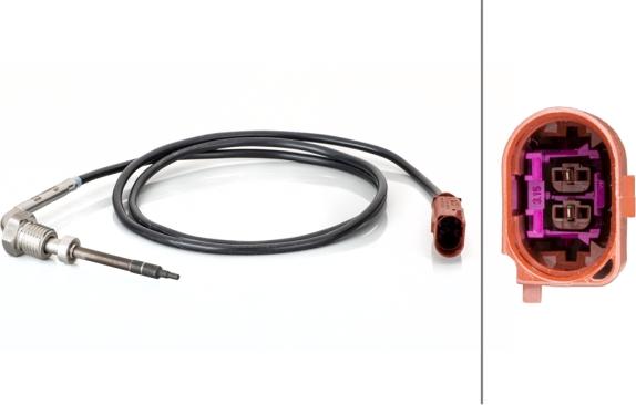 HELLA 6PT 014 494-531 - Sensore, Temperatura gas scarico www.autoricambi360.it
