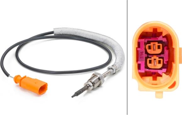 HELLA 6PT 014 494-051 - Sensore, Temperatura gas scarico www.autoricambi360.it