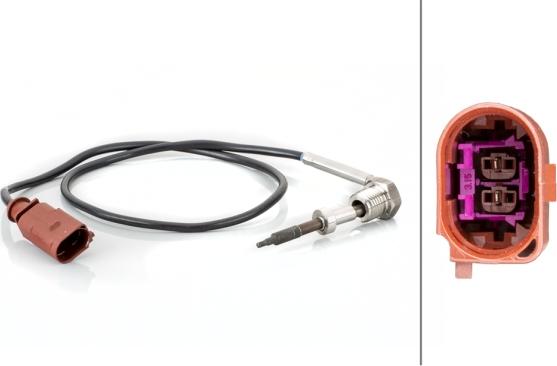 HELLA 6PT 014 494-761 - Sensore, Temperatura gas scarico www.autoricambi360.it