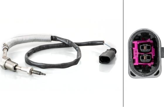 HELLA 6PT 014 495-101 - Sensore, Temperatura gas scarico www.autoricambi360.it
