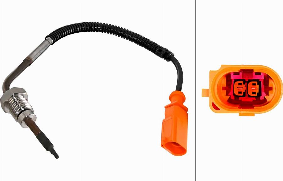 HELLA 6PT 010 376-681 - Sensore, Temperatura gas scarico www.autoricambi360.it