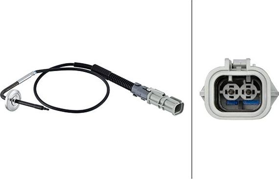 HELLA 6PT 358 181-851 - Sensore, Temperatura gas scarico www.autoricambi360.it
