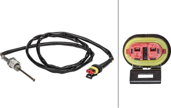 HELLA 6PT 358 181-381 - Sensore, Temperatura gas scarico www.autoricambi360.it