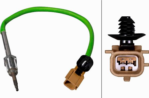 HELLA 6PT 358 226-461 - Sensore, Temperatura gas scarico www.autoricambi360.it