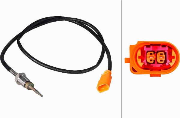 HELLA 6PT 358 226-431 - Sensore, Temperatura gas scarico www.autoricambi360.it