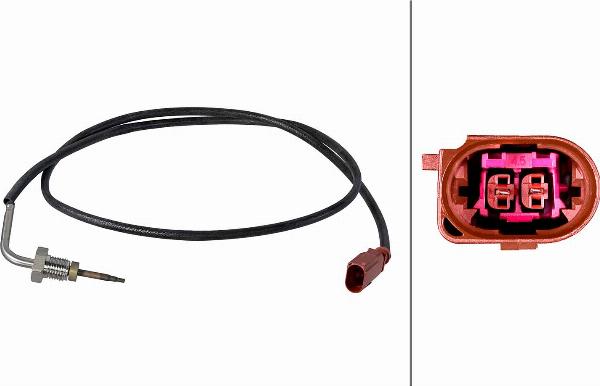 HELLA 6PT 358 226-541 - Sensore, Temperatura gas scarico www.autoricambi360.it