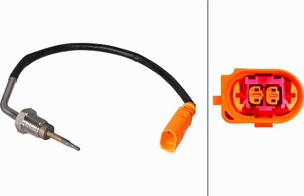 HELLA 6PT 358 226-551 - Sensore, Temperatura gas scarico www.autoricambi360.it