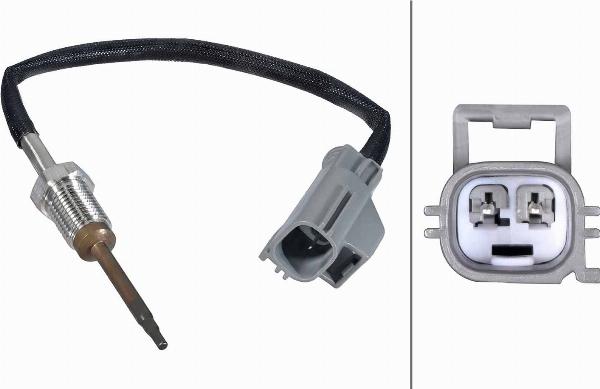 HELLA 6PT 358 226-511 - Sensore, Temperatura gas scarico www.autoricambi360.it